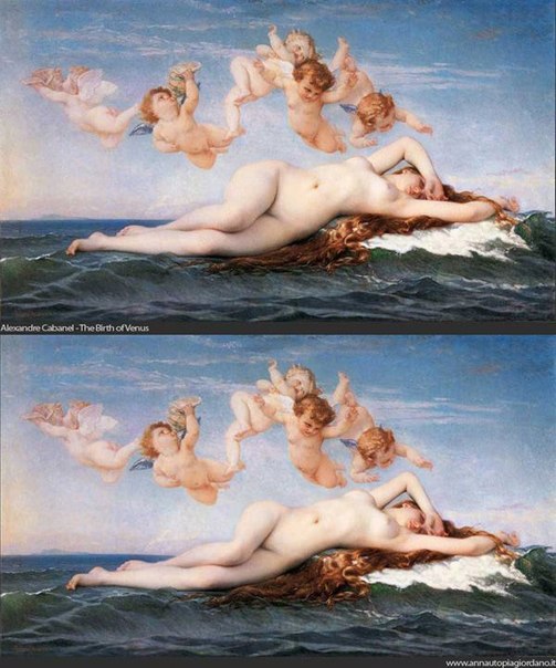 Художница Анна Утопиа Жордано попыталась представить Венеру, которая является воплощением красоты на знаменитых полотнах мастеров Эпохи Возрождения, так, чтобы она соответствовала современным представлениям о стандартной женской фигуре.