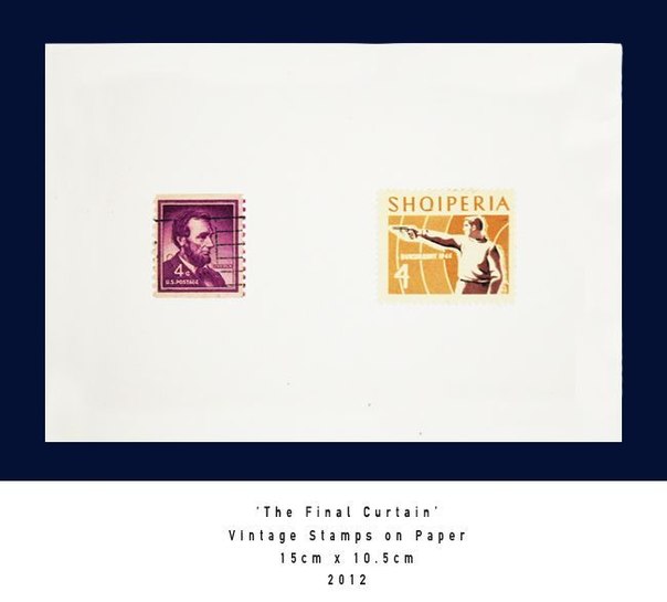 Саймон Батлер (Simon Butler) — 23-летний современный художник из Лондона. Саймон создает концептуальные картины из двух почтовых марок, изначально не связанных между собой.