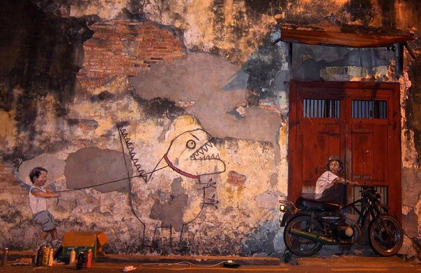 Стрит арт в Италии от Ernest Zacharevich