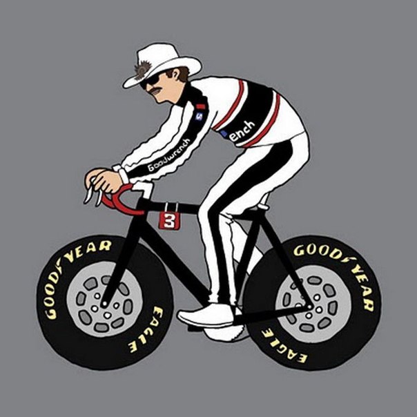 Майк Джус нарисовал забавную серию иллюстраций  Супергерои на велосипедах”