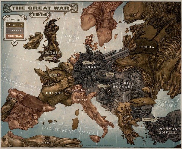 Европа во время Первой мировой войны