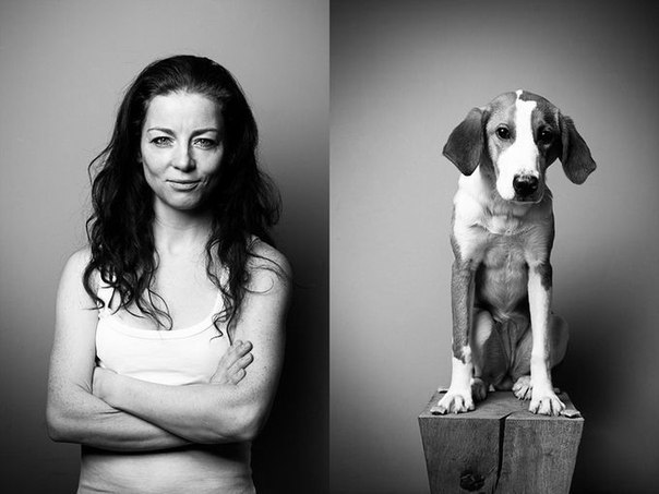 Портреты хозяев и их домашних питомцев в серии фотографий от "The Little Zoo" от Тобиаса Ланга